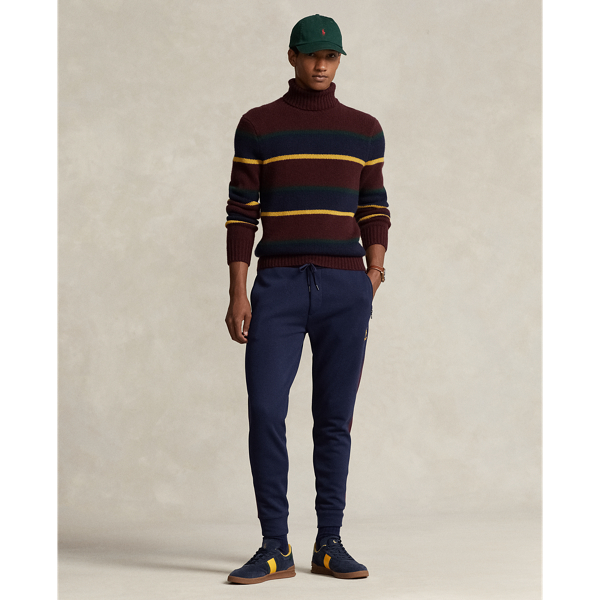 Ralph Lauren Double-knit Jogger Pant In Cruise Navy Multi