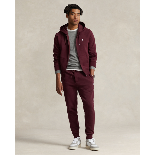 Ralph Lauren Double-knit Jogger Pant In Harvard Wine