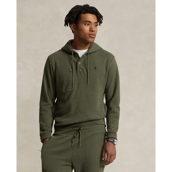 Slim-Fit Cotton-Terry Zip-Up Hoodie