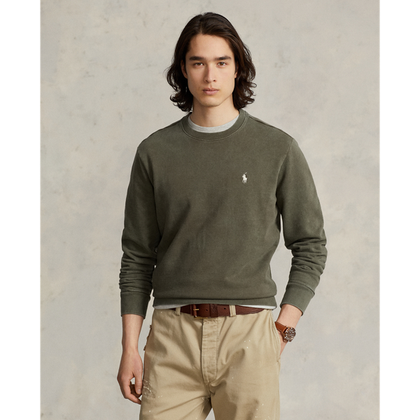 Ralph Lauren Loopback Fleece Sweatshirt In Canopy Olive
