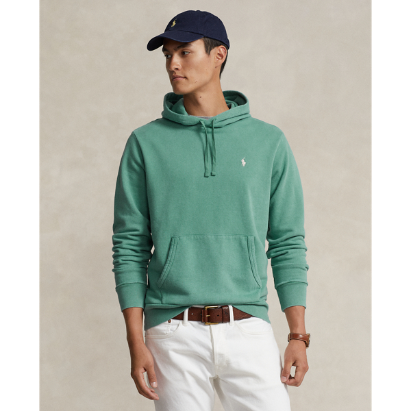 Polo Ralph Lauren Loopback Fleece Hoodie In Fairway Green
