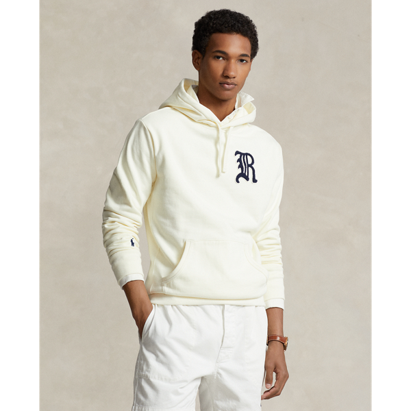 Ralph Lauren Appliqu d Fleece Hoodie In Clubhouse Cream ModeSens