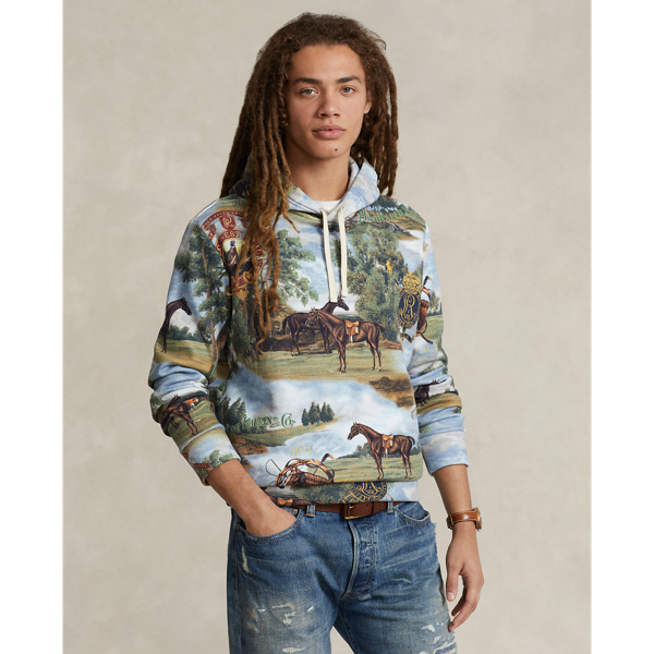 Polo Ralph Lauren Printed Logo Fleece Hoodie