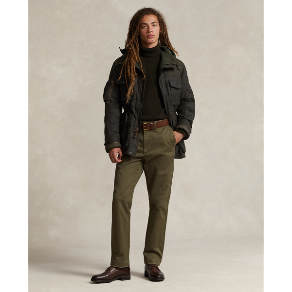 Ralph Lauren Salinger Straight Fit Chino Pant In Canopy Olive