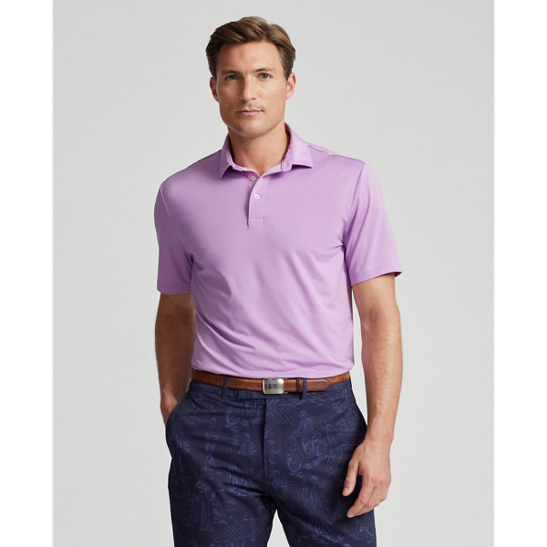 Rlx Golf Classic Fit Performance Polo Shirt In Light Mauve