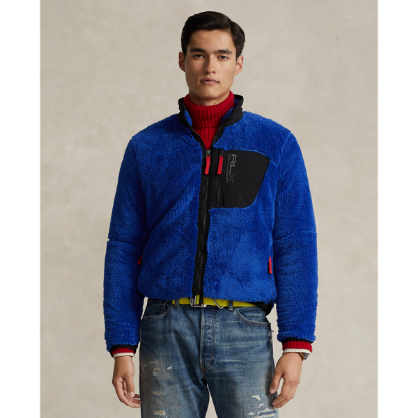 RALPH LAUREN HIGH-PILE FLEECE JACKET