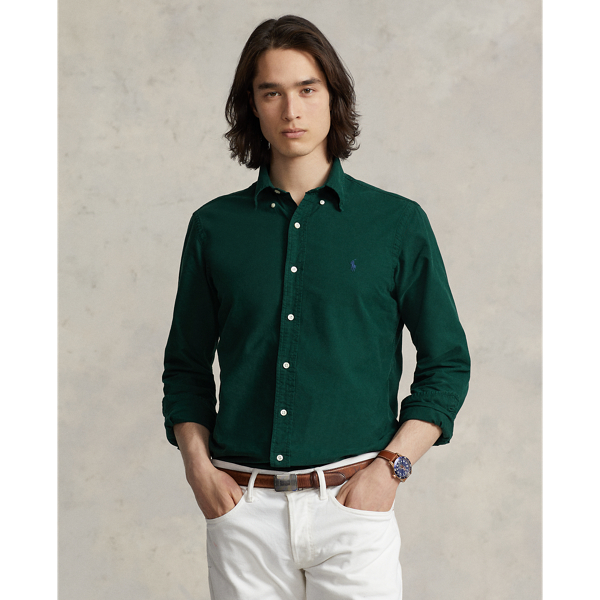 Polo Ralph Lauren Custom Fit Garment-dyed Oxford Shirt In Multi