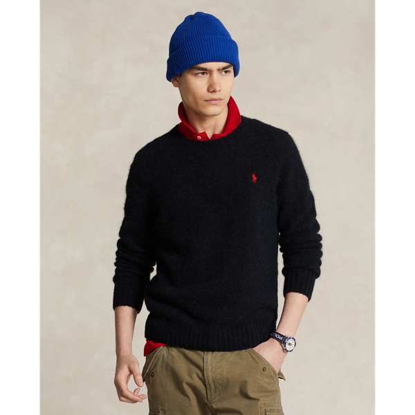 Pull col rond texturé - Polo Ralph Lauren - Modalova