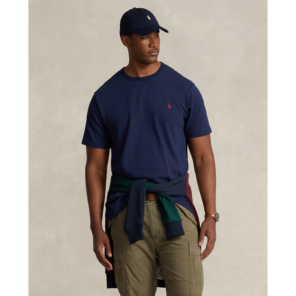 Polo Ralph Lauren Heavyweight Jersey T-shirt In Newport Navy