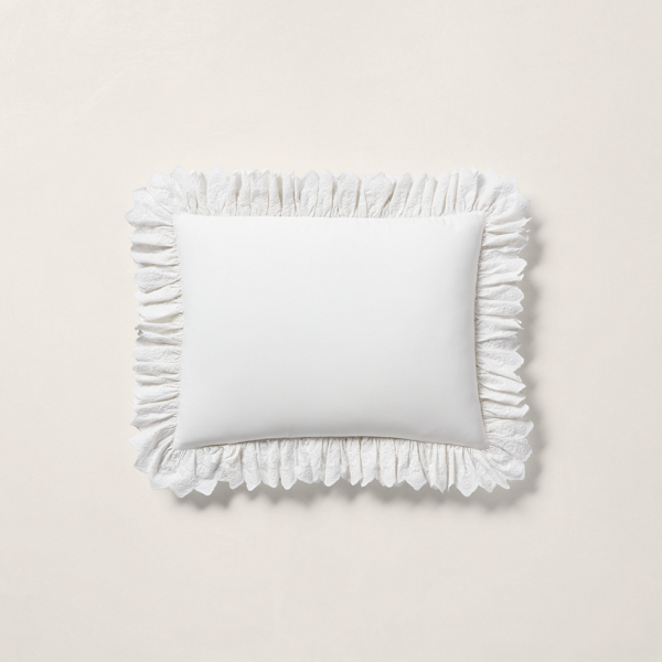 Ralph Lauren Antoinette Throw Pillow In True Cream