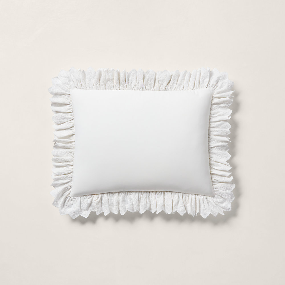 Ralph Lauren Antoinette Throw Pillow In True Cream