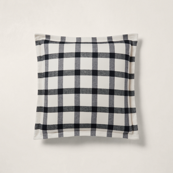 Ralph Lauren Orleans Euro Sham In True Charcoal/cream ModeSens