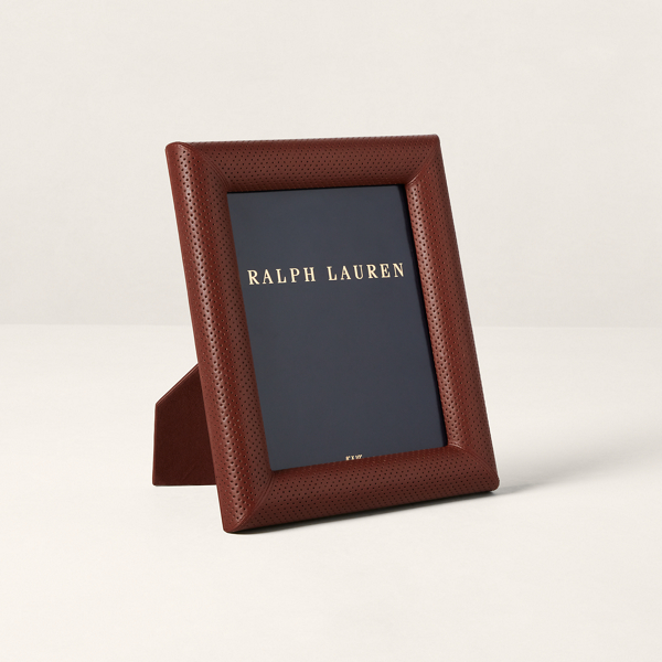 Shop Ralph Lauren Durham Frame In Chestnut