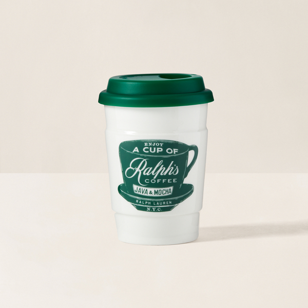 Ralph Lauren Ralph's Coffee Porcelain Coffee Cup In Green