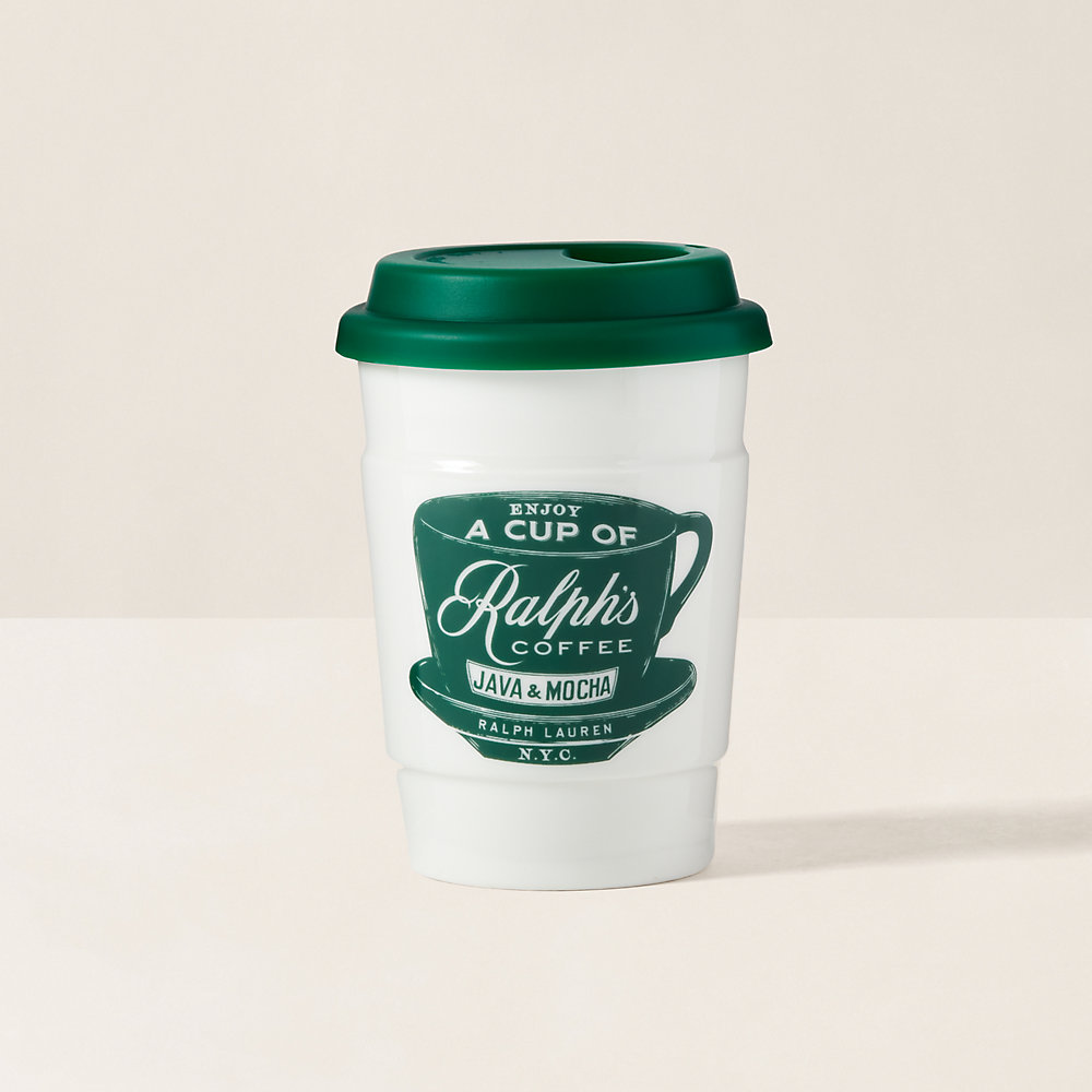 Ralph Lauren Ralph's Coffee Porcelain Coffee Cup In Green