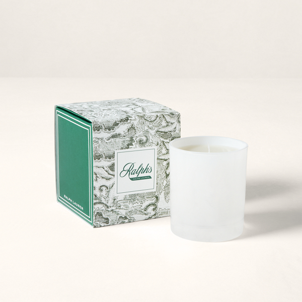 Shop Ralph Lauren Ralph's Coffee Verde Candle In Green/white