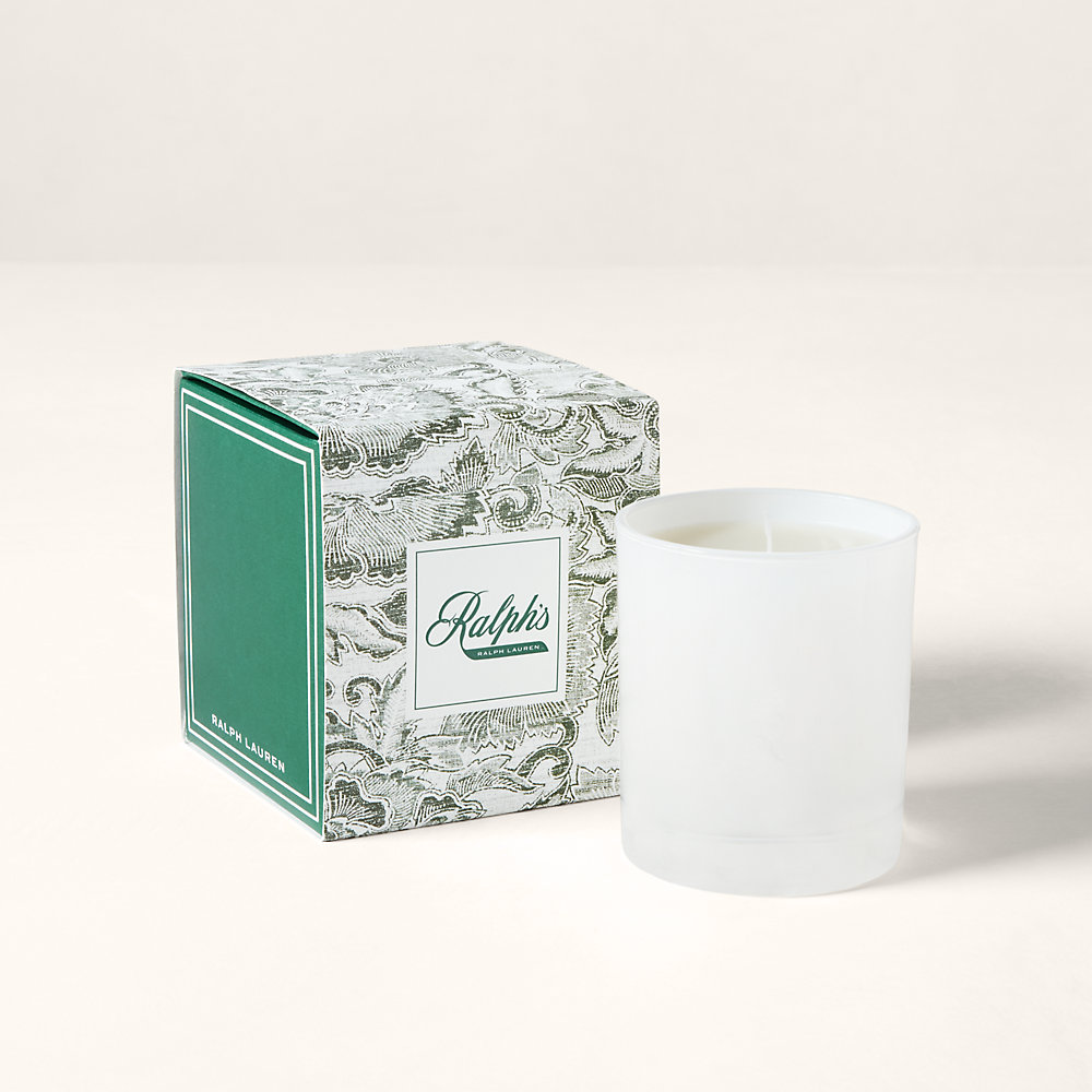 Shop Ralph Lauren Ralph's Coffee Verde Candle In Green/white