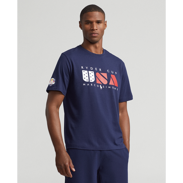 Rlx Golf U.s. Ryder Cup Jersey Graphic T-shirt In Refined Navy