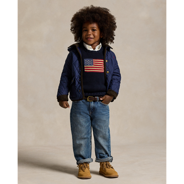 Polo Ralph Lauren Kids' Lynwood Relaxed Cotton Jean In Pierson Indigo