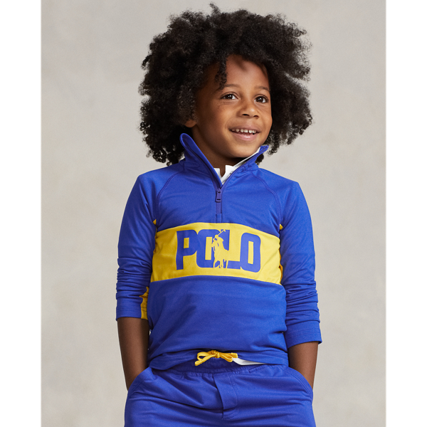 Polo Ralph Lauren Kids Big Pony Logo Performance Pullover In New