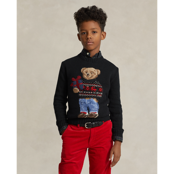 Polo Ralph Lauren Kids' Toddler And Little Boys Polo Bear Cotton