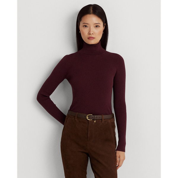 Lauren ralph lauren on sale ribbed turtleneck sweater