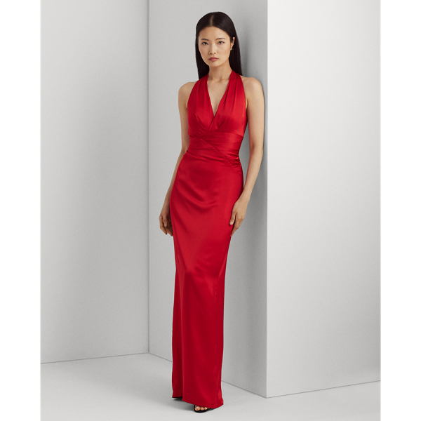 Lauren ralph outlet lauren red dress