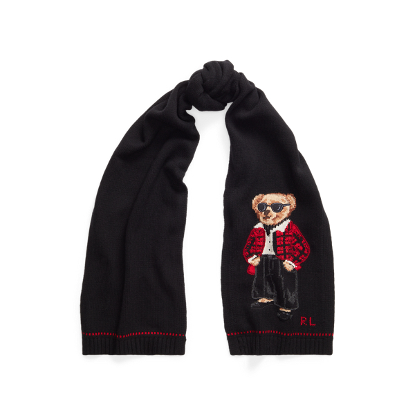Écharpe Polo Bear en laine mélangée - Polo Ralph Lauren - Modalova