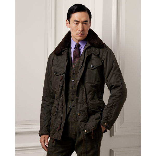 Ralph lauren cheap purple label shearling