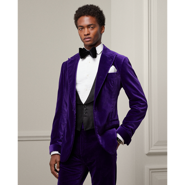 Ralph lauren cheap velvet blazer mens