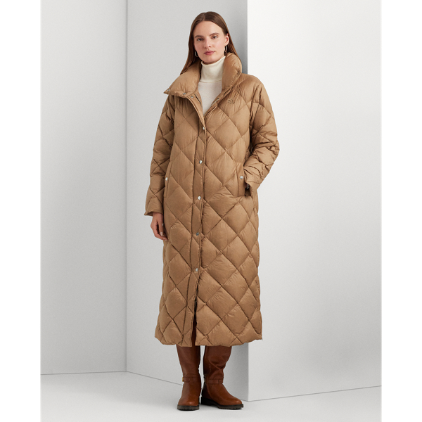 Ralph lauren classic cheap quilted women's down jacket