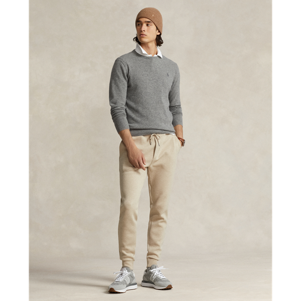Polo Ralph Lauren Double-knit Jogger Pant In Sand Heather