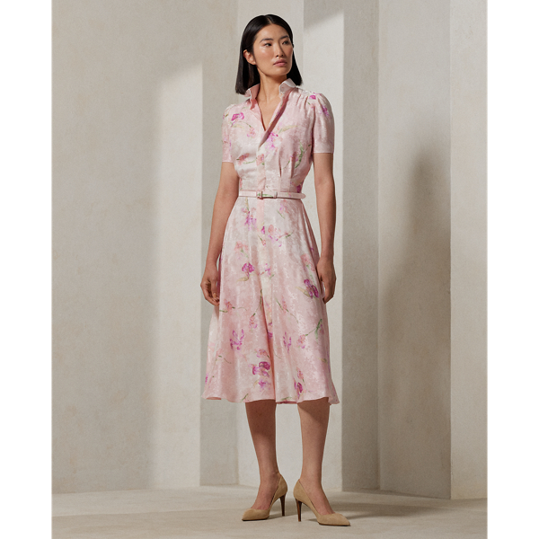 Shop Collection Lunar New Year Emeline Floral Day Dress In Pink