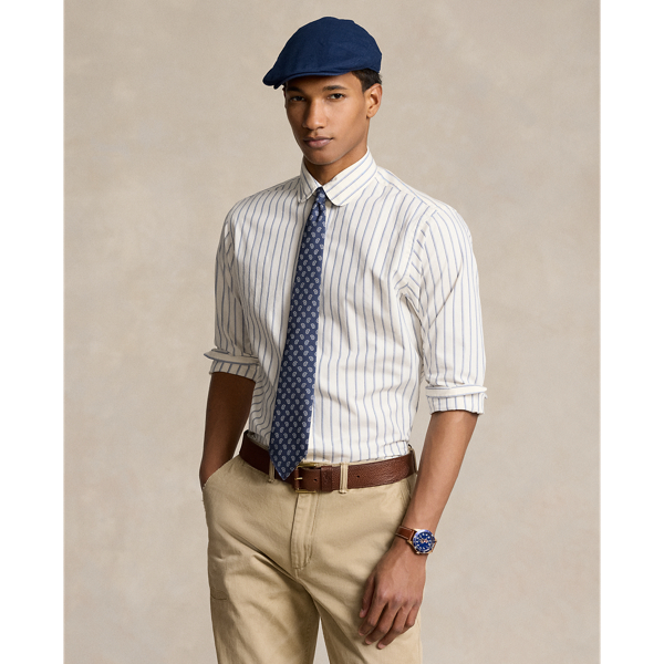 Chemise classique rayée en popeline - Polo Ralph Lauren - Modalova