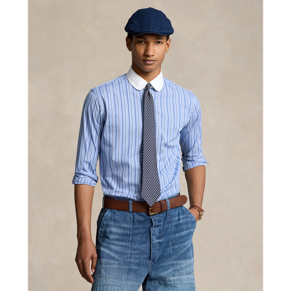 Chemise classique rayée en popeline - Polo Ralph Lauren - Modalova