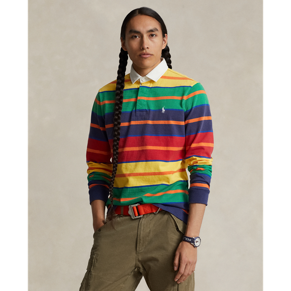 Ralph Lauren The Iconic Rugby Shirt In Yellowfin Multi