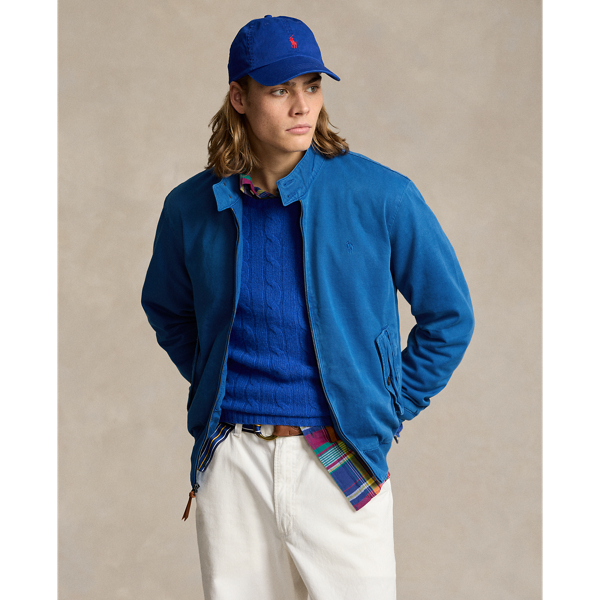 Ralph Lauren Twill Jacket In Heritage Blue