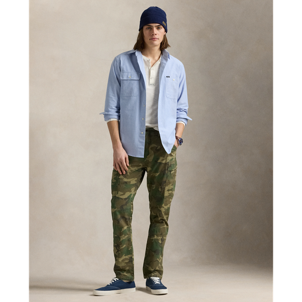 Polo ralph lauren slim fit camo cargo pants hot sale