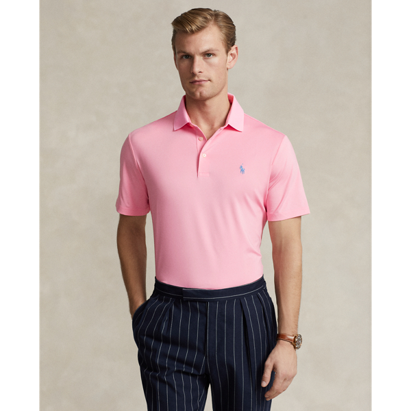 Ralph Lauren Classic Fit Performance Polo Shirt In Florida Pink