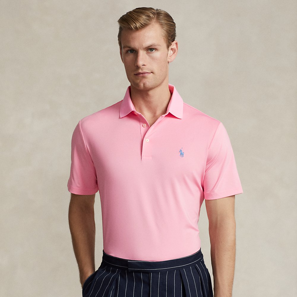 Ralph Lauren Classic Fit Performance Polo Shirt In Florida Pink