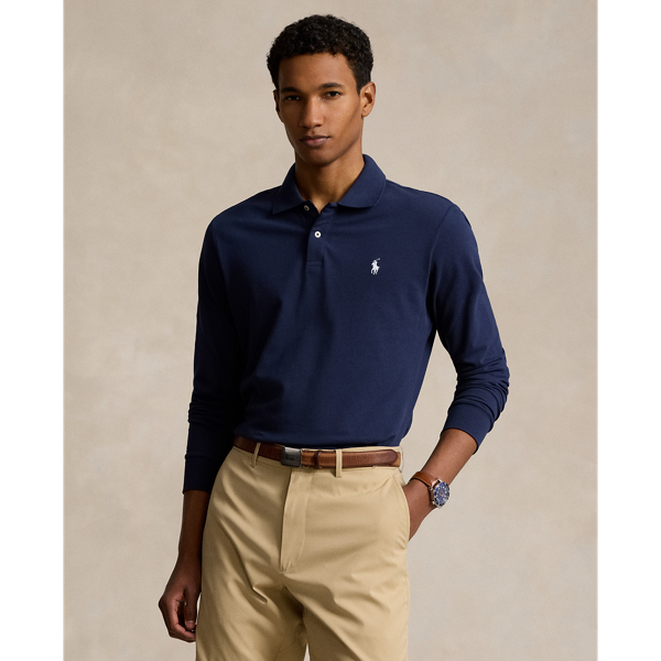 Shop Rlx Golf Tailored Fit Performance Polo Shirt In Blue