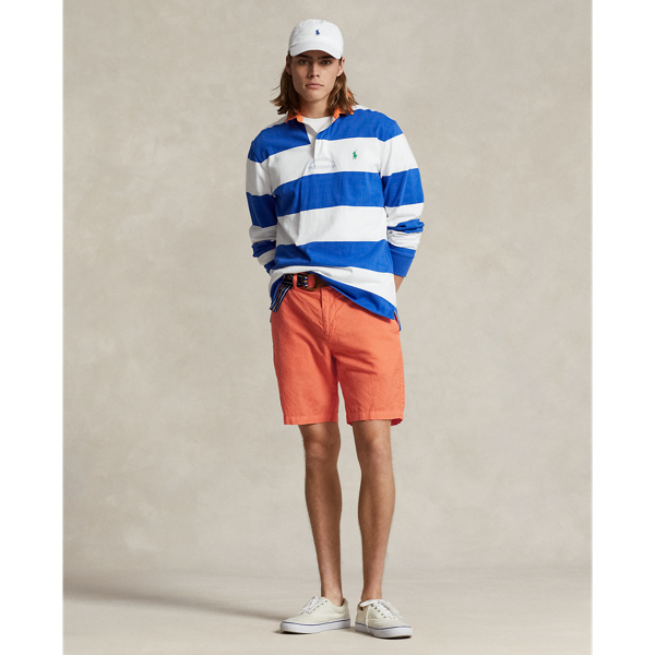 Ralph Lauren 8.5-inch Classic Fit Linen-cotton Short In Summer Coral