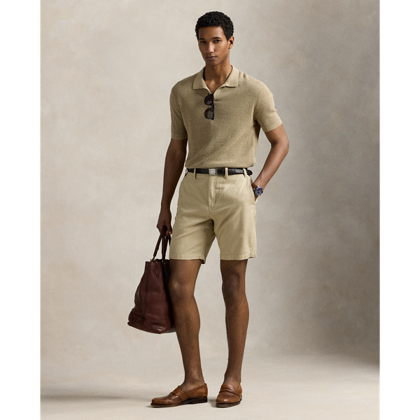 Short classique en lin et coton 21,6 cm - Polo Ralph Lauren - Modalova