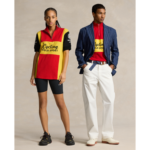 Polo Ralph Lauren Polo Sport Mesh Quarter-zip Shirt In Rl 2000 Red