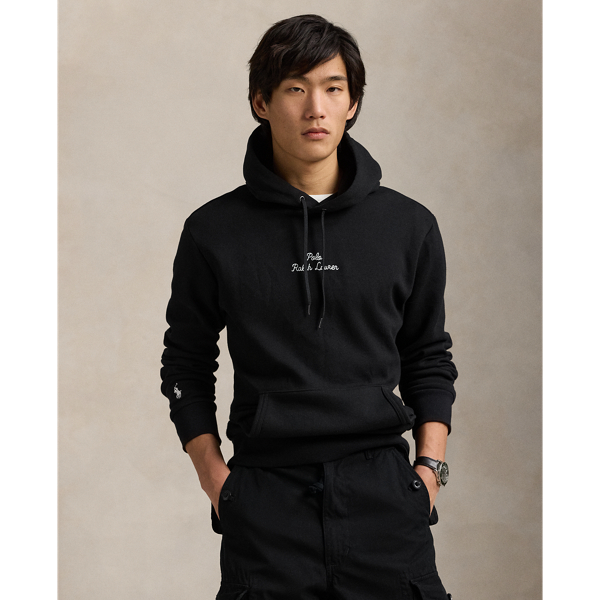 Sweat à capuche maille double à logo - Polo Ralph Lauren - Modalova