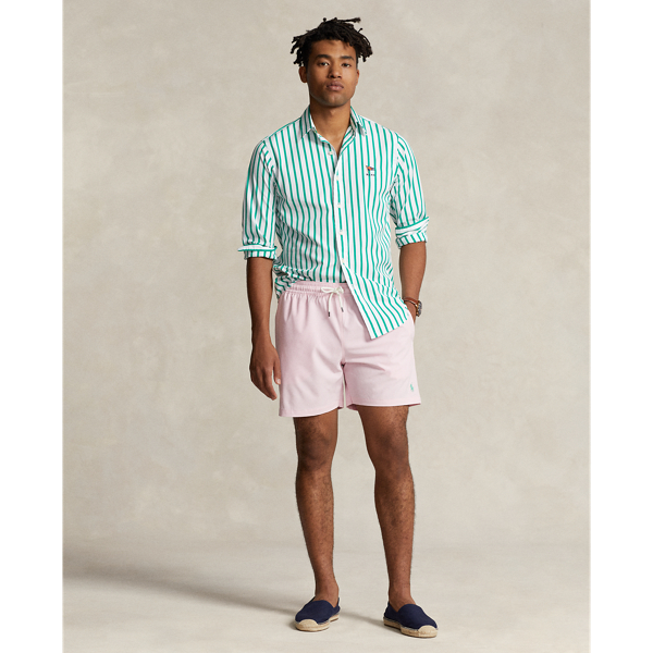 Polo Ralph Lauren 5.75-inch Traveler Classic Swim Trunk In Garden Pink