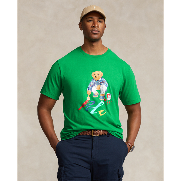 Polo Ralph Lauren Polo Bear Jersey T-shirt In Preppy Green
