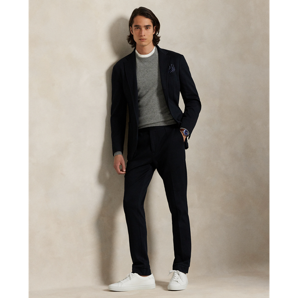Pleated Knit Mesh Trouser - Polo Ralph Lauren - Modalova