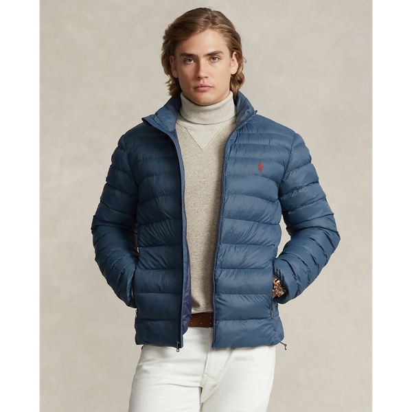 Shop Polo Ralph Lauren The Colden Packable Jacket In Blue