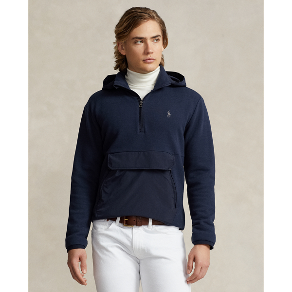 Ralph Lauren Hybrid Hooded Anorak In Aviator Navy